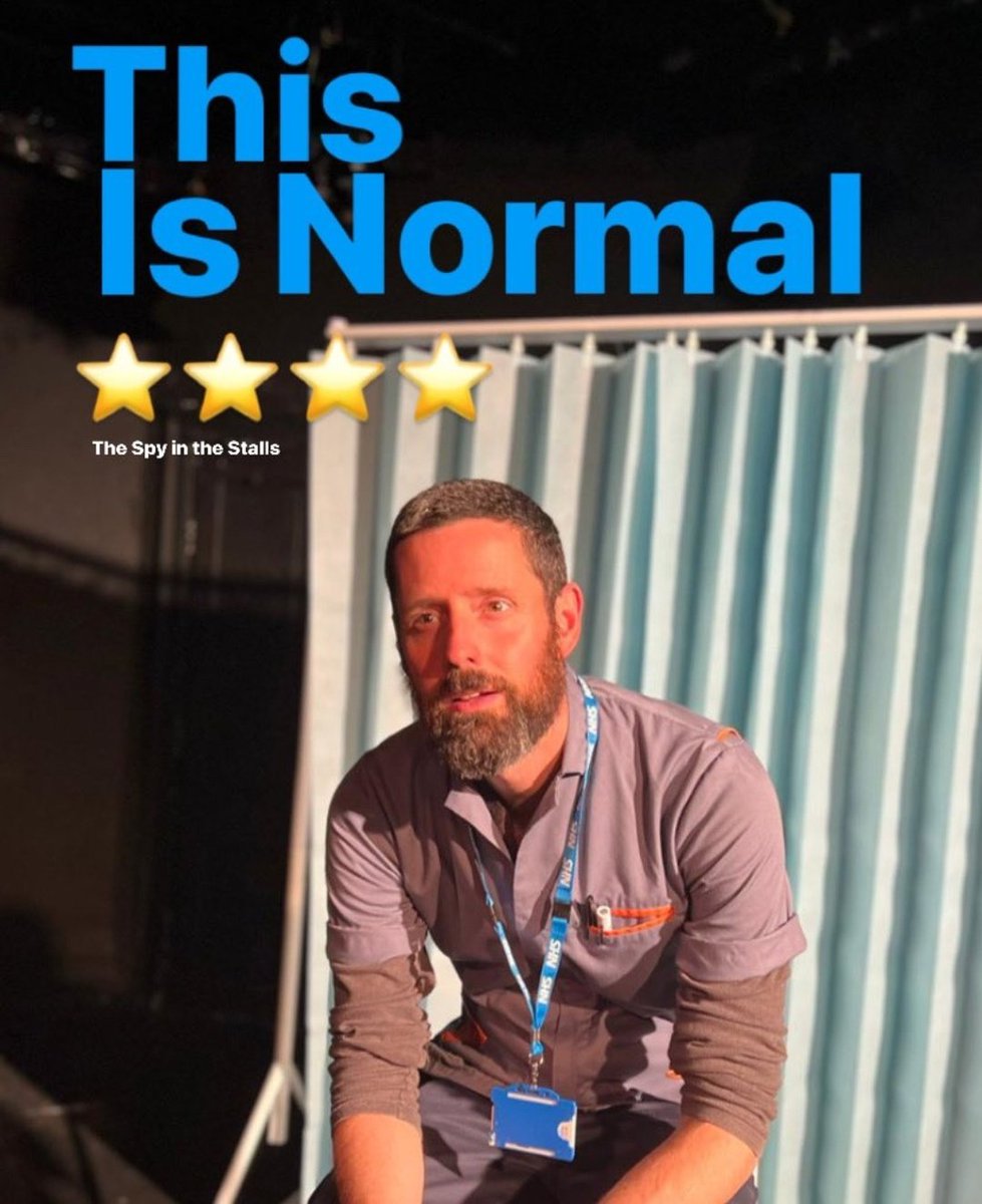 Tonight &amp; Tomorrow 7pm 

Final chance to catch this uncomfortably funny, raw + timely production <a href="/BlueDog_Theatre/">Blue Dog</a> 

An unflinching, powerful &amp; heartfelt piece written + performed by <a href="/stuartwarwick/">stuart warwick</a> 

oldredliontheatre.co.uk/this-is-normal…

#NHS #queer #theatre
