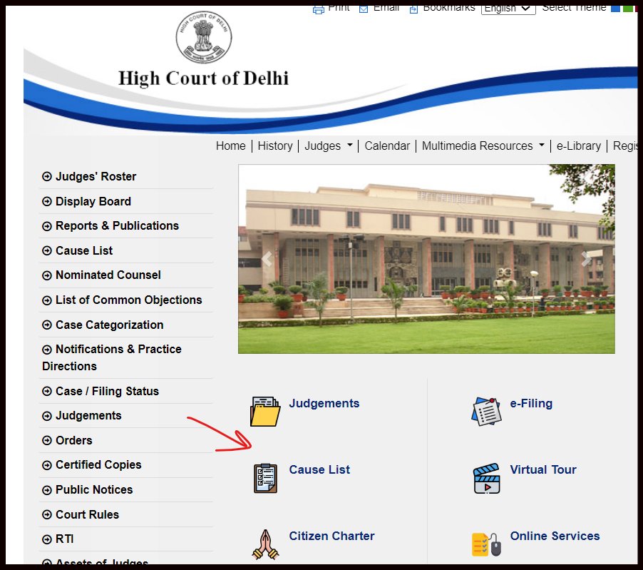 sone_do_mujhe's tweet photo. So many folks keep asking me this.  

Go to Delhi HC Site -> Cause list (CL)-> Open CL of present day -> pdf opens -> links of vc of all courts are available there, court no. wise, Judges wise. https://t.co/8DQSRsX7Ve
