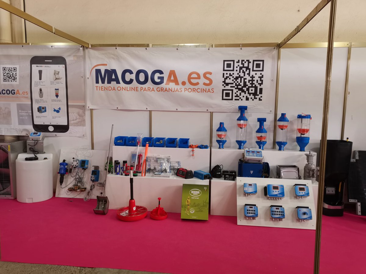 Macoga's tweet photo. 🔊🔊Arranca una nueva edición de Femoga‼️

Desde hoy y hasta el domingo, no dejes de pasar la oportunidad de visitar nuestro stand en la feria de Sariñena y ver todas nuestras novedades. 🐖

Nos encontraréis junto a nuestros compañeros de @Ferbercons XXI, S.L

Os esperamos!!! 🙌 https://t.co/gjDx4DSzly