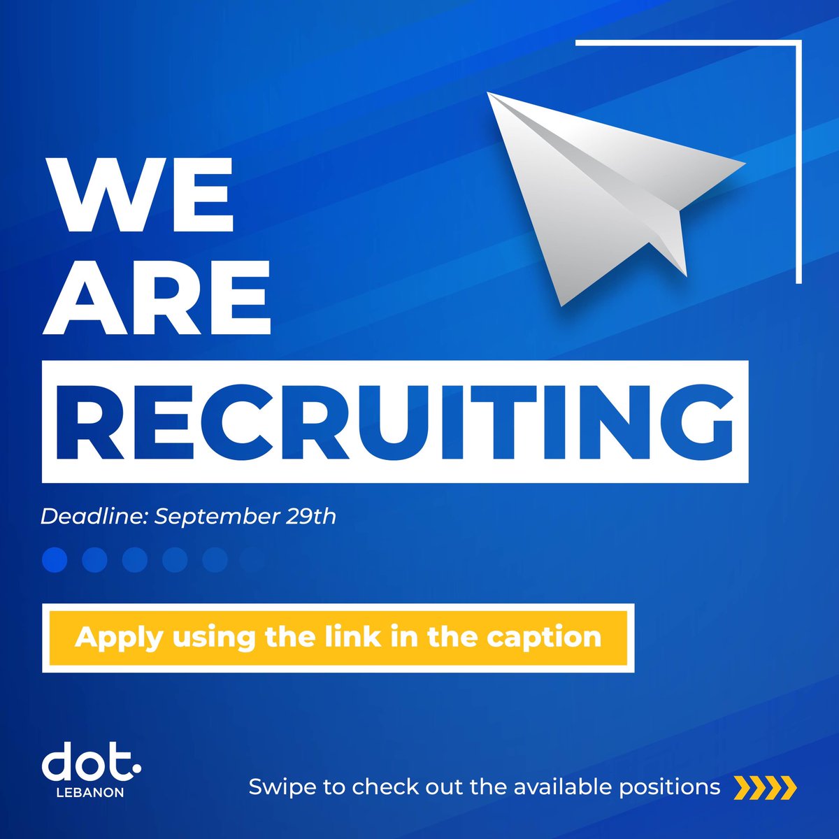 DOT Lebanon tweet media