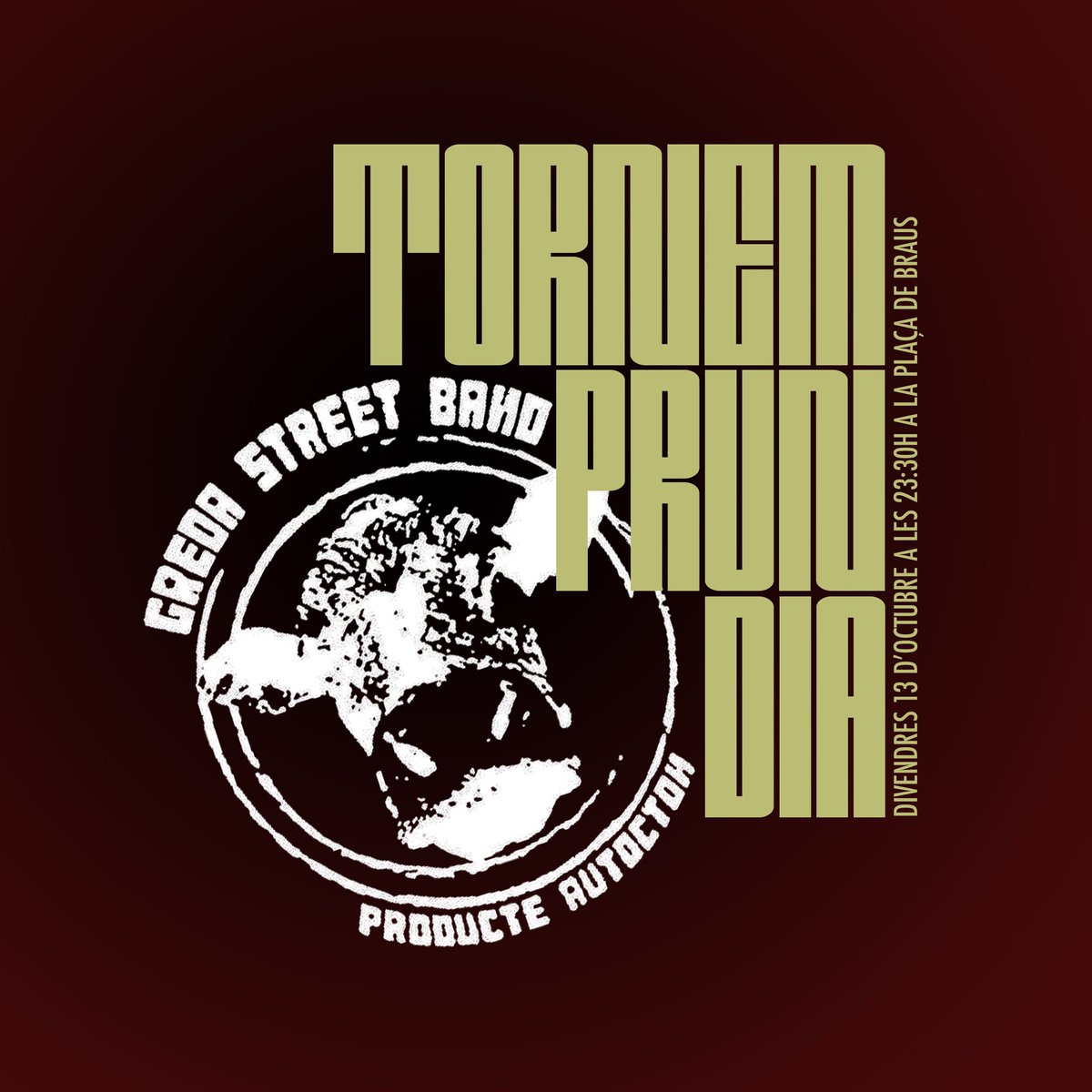 Ei que #TornemPrunDia
La mateixa nit del 13 d’octubre, 5 anys després. A la Plaça de Braus d’Olot🤘🏽