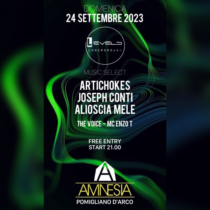 josephcontidj's tweet photo. DOMENICA 24 SETTEMBRE 📅
@amnesiapomigliano 

Music Select by:
ARTICHOKES 🎧
JOSEPH CONTI 🎧
ALIOSCIA MELE 🎧

THE VOICE - MC ENZO T 🎤

START 21.00 🕘
VI ASPETTIAMO !!! 💣 https://t.co/KRp7Zcqws1