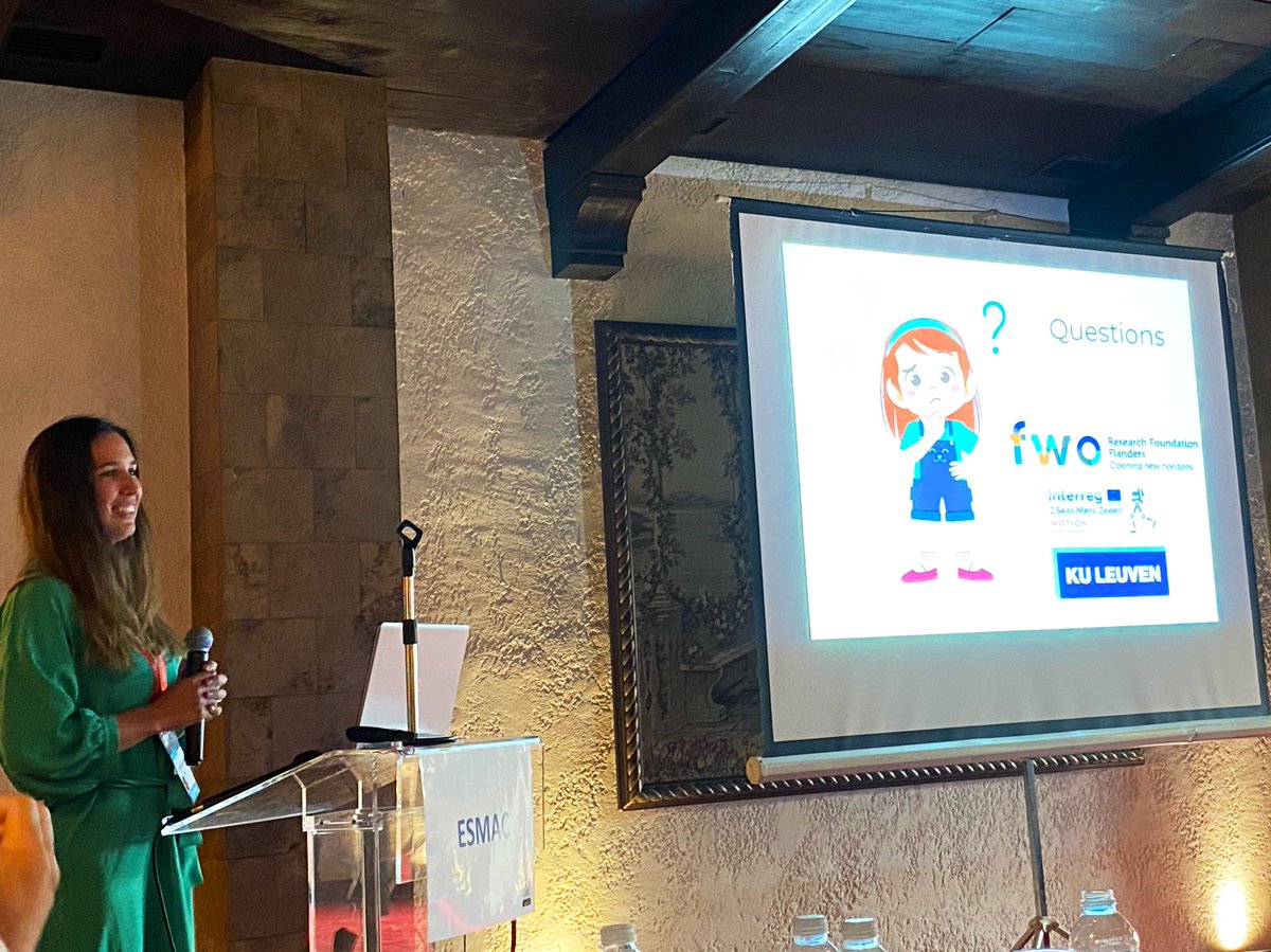 Laure Everaert (@everaertlaure) on Twitter photo I was happy to present my study results π of the variability in gaitπΆββοΈin children with CP in different walking conditions π at <a href="/ESMAC_society/">ESMAC</a> 2023. Thanks for the funding: <a href="/Interreg2Seas/">Interreg 2 Seas</a> @MotionInterreg <a href="/FaBeRkuleuven/">FaBeR KU Leuven</a> I was happy to present my study results π of the variability in gaitπΆββοΈin children with CP in different walking conditions π at <a href="/ESMAC_society/">ESMAC</a> 2023. Thanks for the funding: <a href="/Interreg2Seas/">Interreg 2 Seas</a> @MotionInterreg <a href="/FaBeRkuleuven/">FaBeR KU Leuven</a>