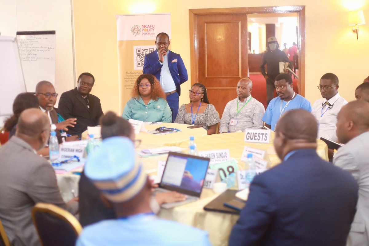 NkafuPolicyInst's tweet photo. It's been two days of brainstorming, discussing and sharing various perspectives on how Central African Think Tanks can step up their game and create more impact in the sub-region. 

#CEMACThinkTanks
#ECCASThinkTanks https://t.co/1MeNw0Ld42
