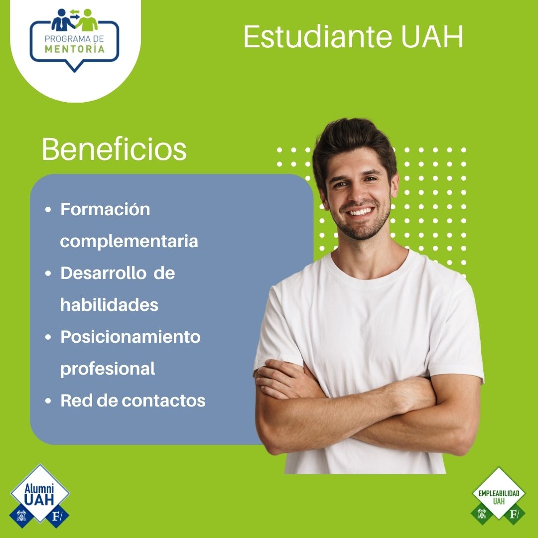 AlumniUAH (@alumniuah) on Twitter photo ¡Programa de mentoría profesional para estudiantes o alumni de <a href="/UAHes/">Universidad Alcalá</a> !
🔥¡Inscríbete a través del siguiente enlace o via uah.jobteaser.com! eventos.uah.es/86388/detail/p…
#uahes ¡Programa de mentoría profesional para estudiantes o alumni de <a href="/UAHes/">Universidad Alcalá</a> !
🔥¡Inscríbete a través del siguiente enlace o via uah.jobteaser.com! eventos.uah.es/86388/detail/p…
#uahes