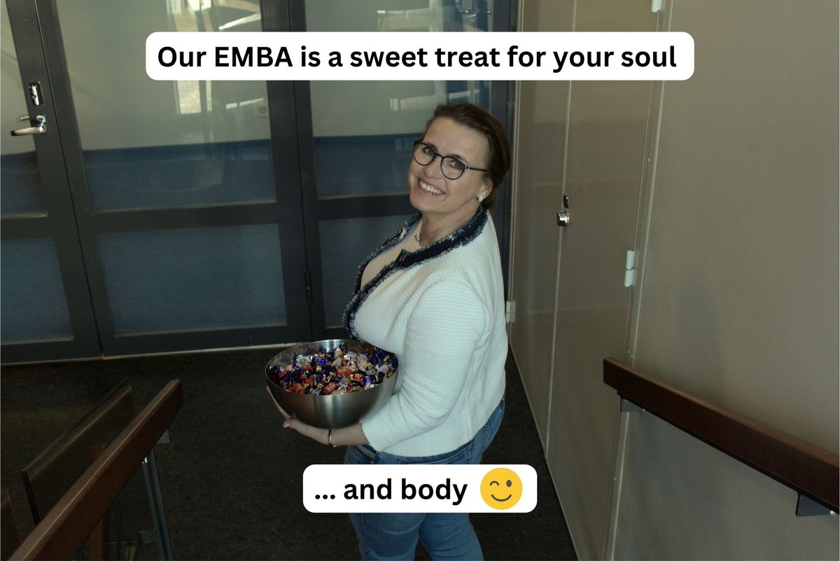 EMBA benefits for the participant: your nutrition is always taken care of! 🍬
Have a sweet weekend 🍭

#emba #TSEexe #leadershipbyheart #weekend