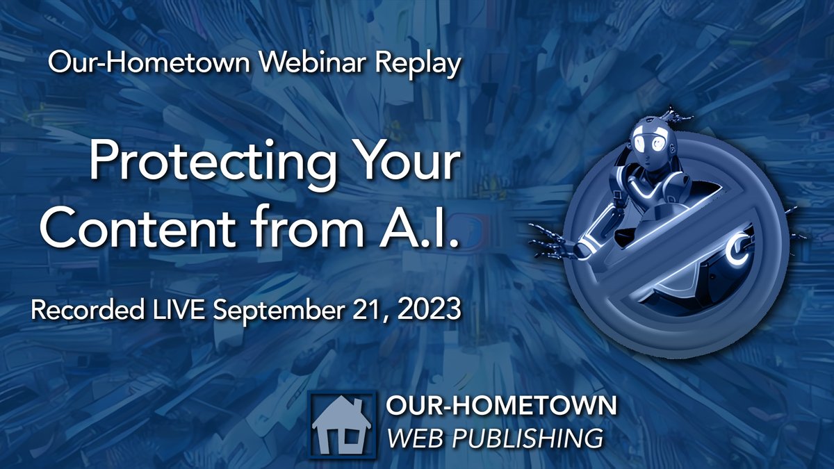 AI is here to stay. Our new post explores how publishers can get proactive - advocate for your rights, build your own tools, and more. Don't get left behind! 

#NewsMediaAlliance #OriginalReporting #CopyrightAI #robotsdottxt

our-hometown.com/protecting-you…