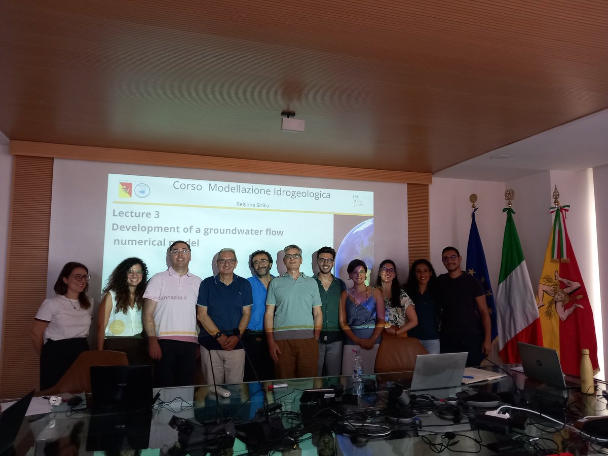 rudy_rossetto's tweet photo. #Sicily #Italy going #digital in #groundwater management with #modflow & @H2020Freewat! Happy to work with such a faboulos team from @Regione_Sicilia @unict_it @unipa_it @unimessina! @IAHMARCom @GWFWater @WorldWater_News @H2O_Programming @EU_ScienceHub @SantAnnaPisa @E_Achilleos https://t.co/794itCPH6X