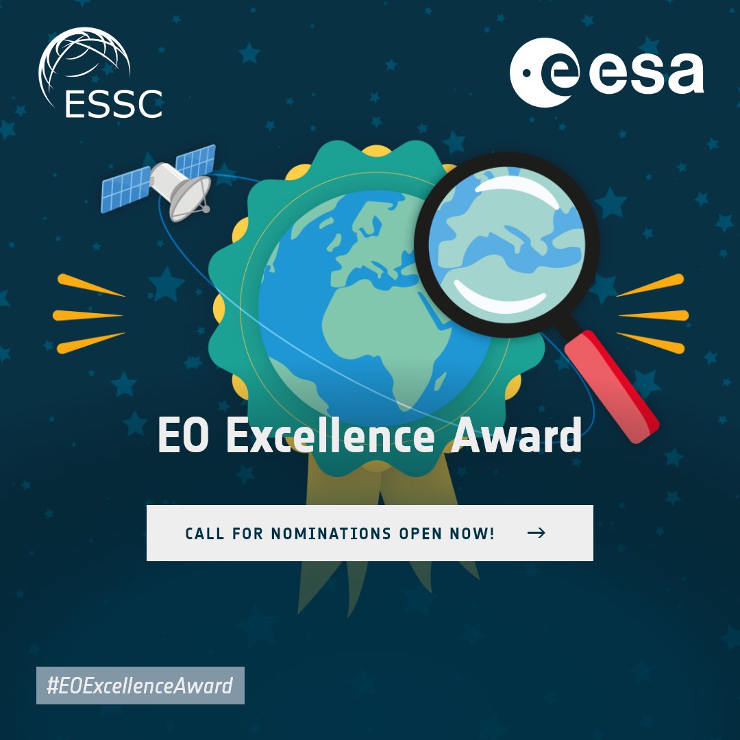 At @ESA_EO we believe in supporting new scientists and   researchers: which is exactly why the new edition of the #EOExcellenceAward has a new prize: a research grant!

These grants are there to support and further advance the winners’ specified research: eoxcellence.com