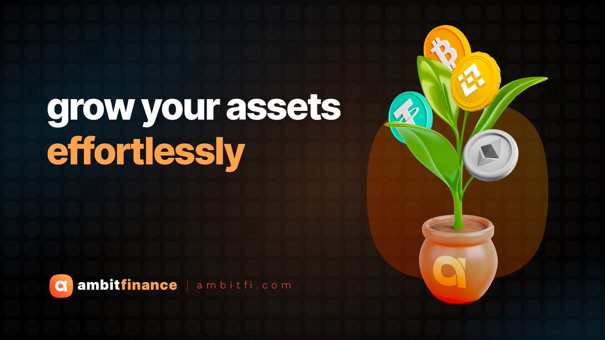 hyperdrivedefi's tweet photo. Earn passive income effortlessly with Ambit Finance's yield-bearing stablecoin vault. Grow your assets while you sleep! https://t.co/rjiwXMSOrT