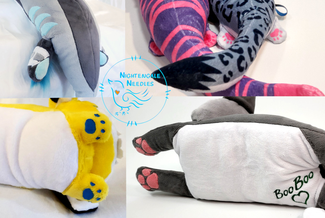 nightengale13's tweet photo. Happy #FeetsFriday, everyone! We've got four different kinds of Fees on our Shoulder Pets here- Furry, Printed, Painted, and Appliqued. Can you tell which is which? https://t.co/WW09ndwdKc