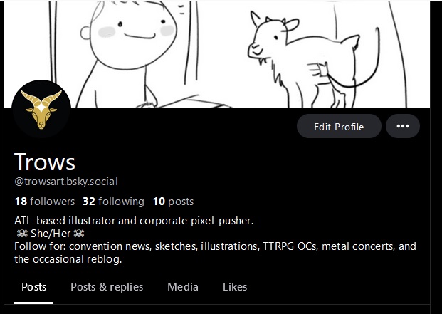 Trows tweet media