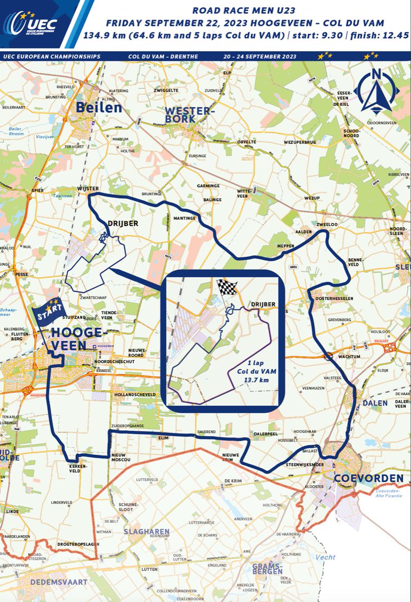 Vandaag passage Kerkenveld @GemDeWolden wielrennen <a href="/EKwielrennen23/">Ek Wielrennen 2023</a> <a href="/OpFietseDrenthe/">Op Fietse in Drenthe</a>