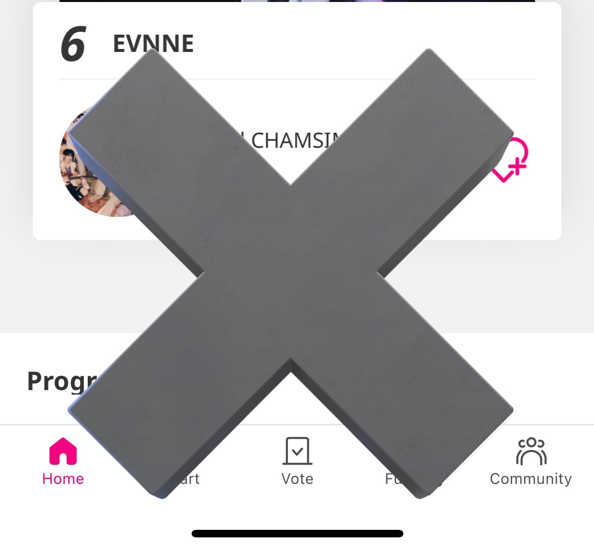 GlobalEVNNE's tweet photo. [📢] ENNVE! Do NOT use your IDOLCHAMP chamsims on the chart page, but use your chamsims for VOTING!

#EVNNE #이븐 https://t.co/Lonx1EyQME