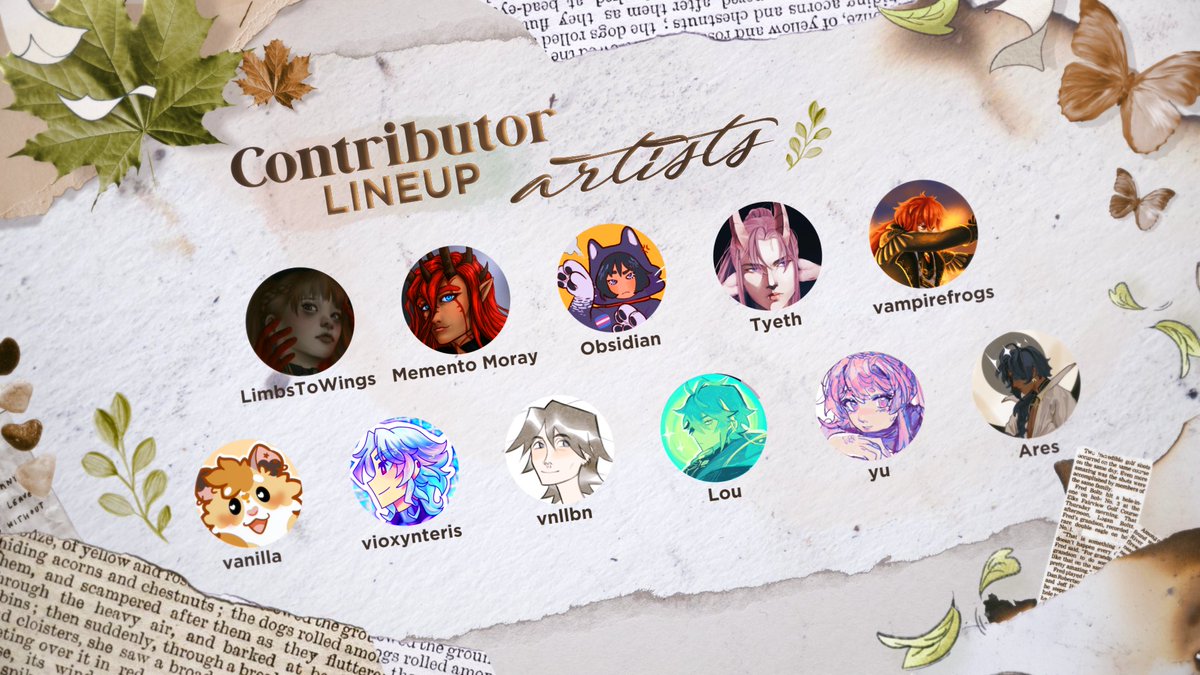 odetoteyvat's tweet photo. 🌿 ODE TO TEYVAT: CONTRIBUTOR LINEUP 🌿

Our talented lineup of poets and artists have been hard at work, and the content they have produced thus far while we are in creation is incredible! Please give them your support, and check them out! https://t.co/j2stENIPML