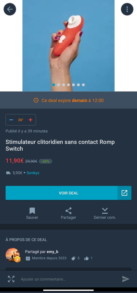 vdmjm's tweet image. Quand tu actives une alerte "Switch" et que tu reçois en effet des produits "Switch" 😁.
@Dealabs