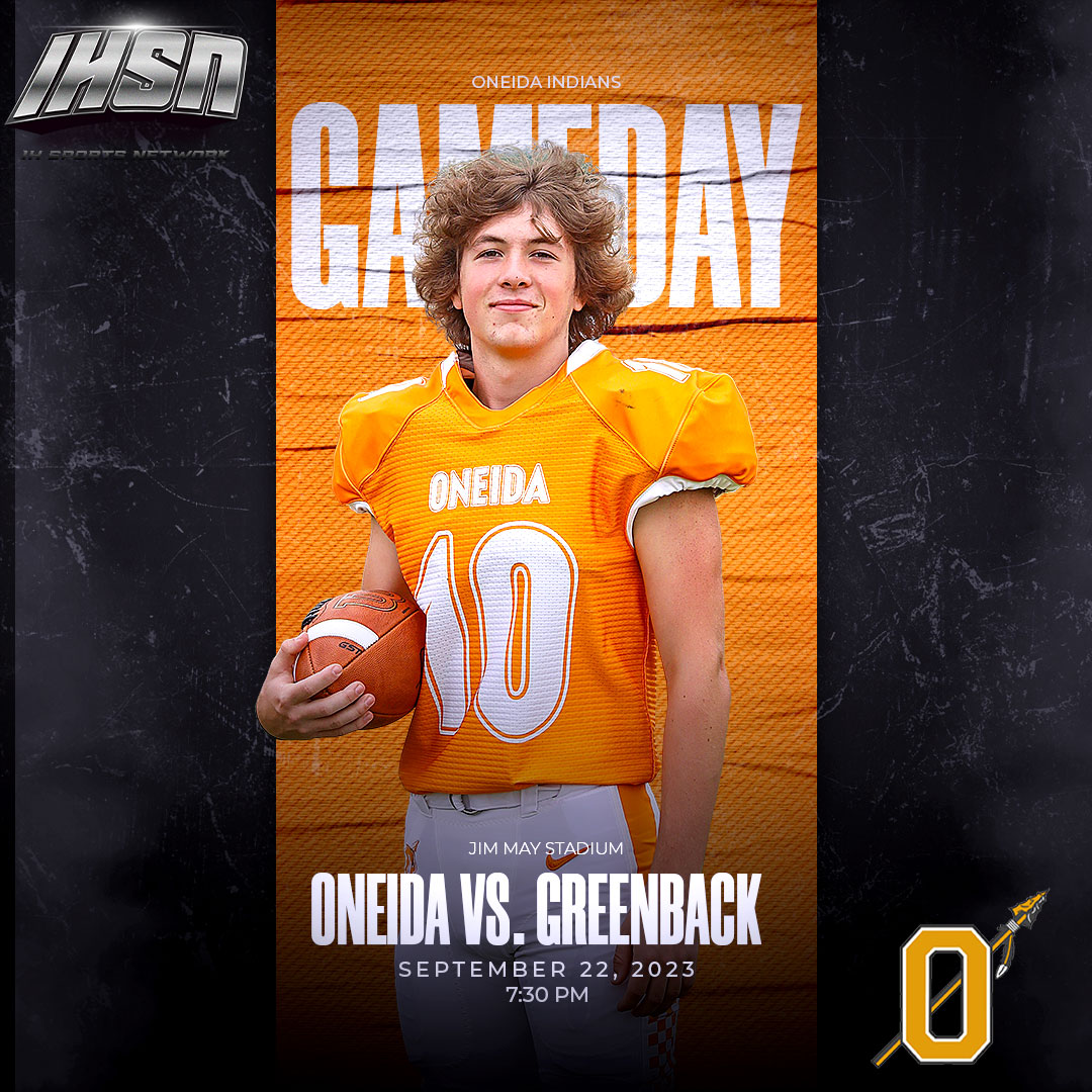 It's Friday, so that must mean it's #gameday! 

🏈 Oneida vs. Greenback
📍 Jim May Stadium
⏰ 7:30pm
📺 IHSN

The Baby J's Pizza Pregame Report begins at 7:30pm. Ways to Watch: indherald.com/ihsn/watch-the…