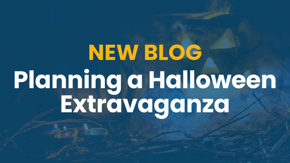 🎃 It's only a few weeks until spooky season...

...and whether you're tricking or treating, we've got all the tips you need to plan the ultimate Halloween extravaganza.

👀 Find out more on our blog: buff.ly/3Lqxfdd 

#eventideas #halloweenevents #eventplanning