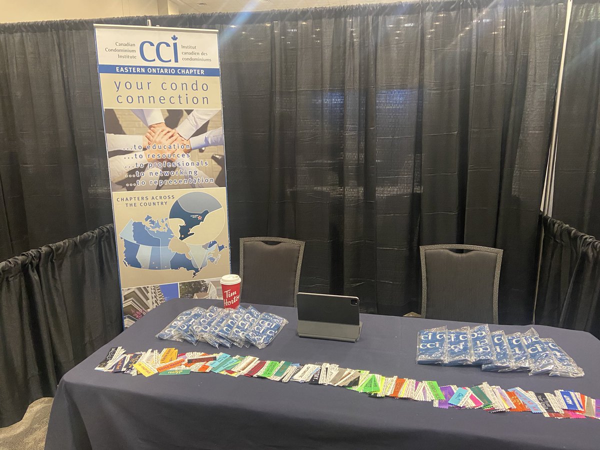 CCI Eastern Ontario (@ccieastontario) on Twitter photo The calm before the storm…
<a href="/cciEastOntario/">CCI Eastern Ontario</a>’s Annual Condo Conference is TODAY!
Conference essentials check:
Cool banner âś…
Timmies âś…
CCIEO Socks âś…
#Condos4Life The calm before the storm…
<a href="/cciEastOntario/">CCI Eastern Ontario</a>’s Annual Condo Conference is TODAY!
Conference essentials check:
Cool banner âś…
Timmies âś…
CCIEO Socks âś…
#Condos4Life