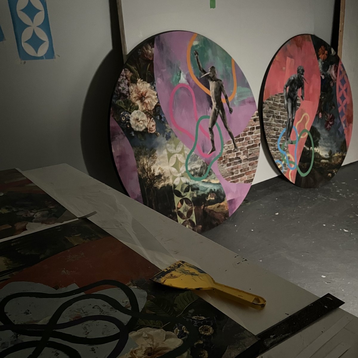 ClementeBotelho's tweet photo. late night studio scenes…
Exploring installation couplings for my upcoming solo show…

CLOISTER
 Paintings by Clemente Botelho
September 28 – October 2, 2023
 Opening Reception Thursday September 28, 6:30pm - 10:00pm
Northern Contemporary Gallery https://t.co/DEbyZMBkqI