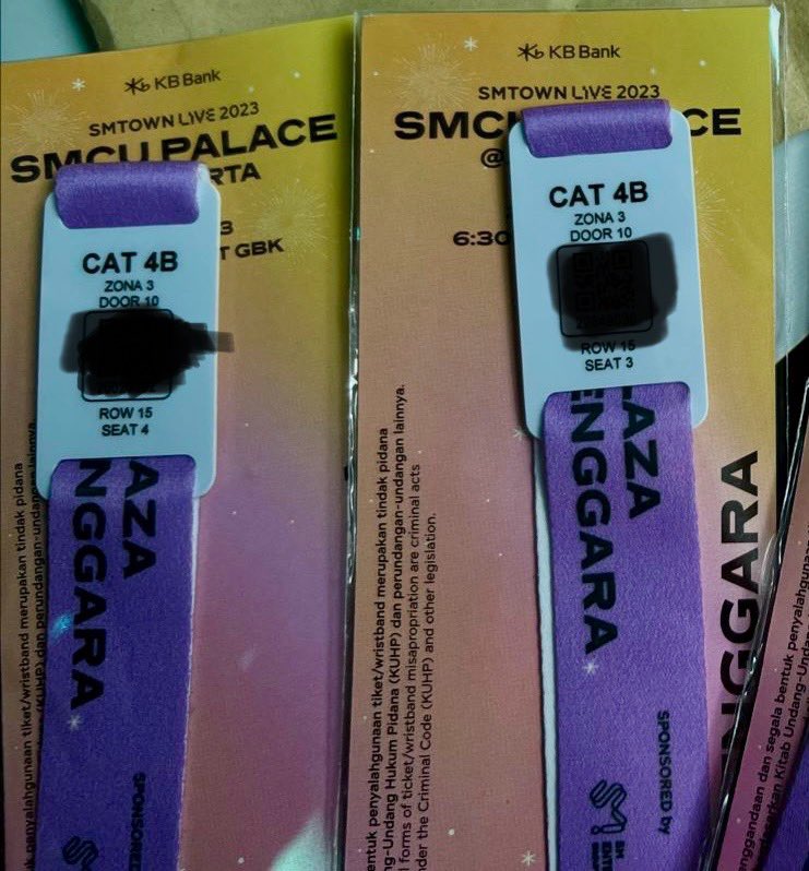 davidfranciss_'s tweet photo. masih ada ready ticket SMTown
WTS Ticket SMTown Live 2023 SMCU Palace Jakarta 

Underprice 
Cat 4B (row 15 seat 3&amp;4) 2 tickets 
mau jual cepet https://t.co/ThPsF5foTy
