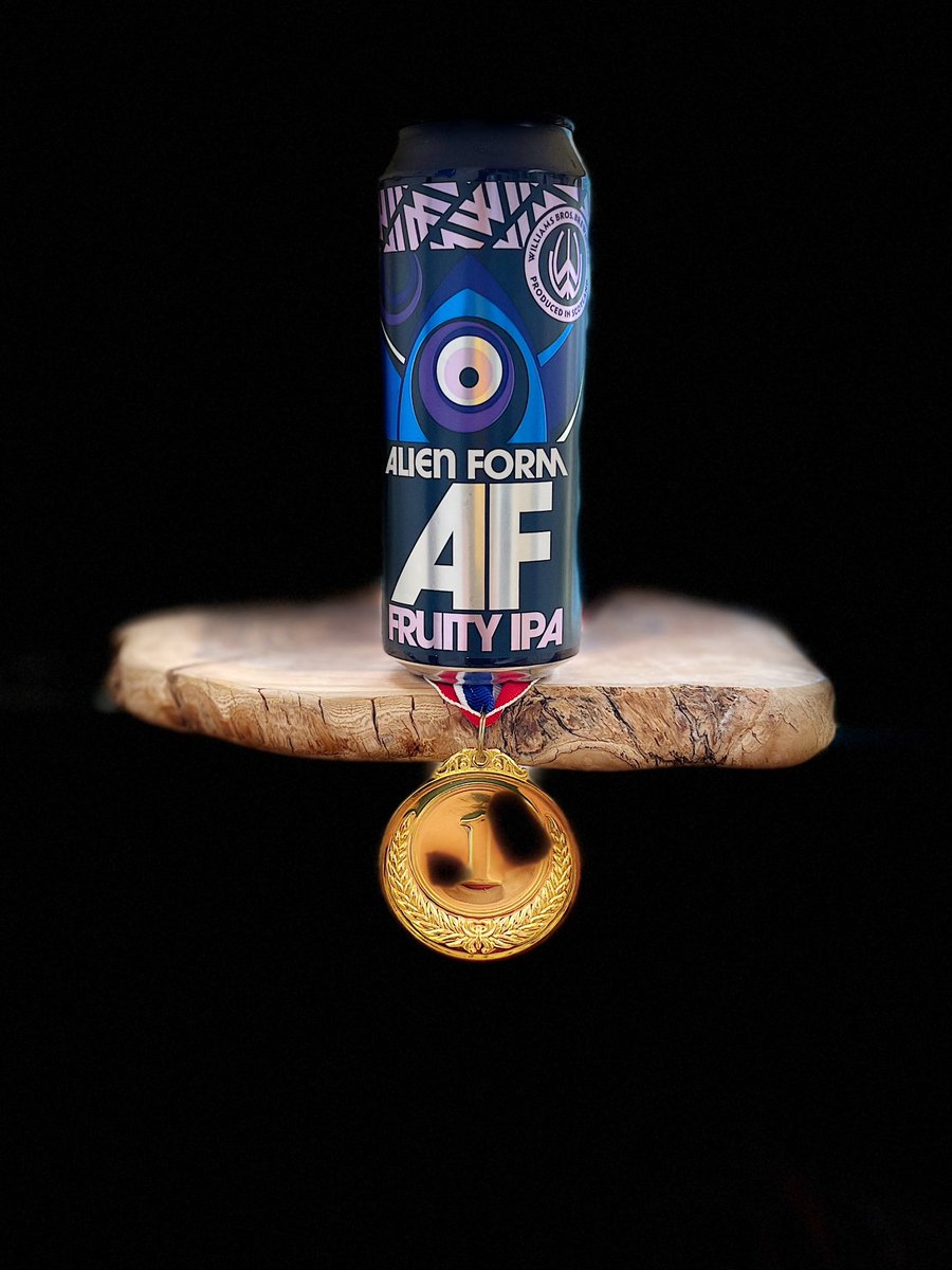 LiberianEnglish's tweet photo. π₯#AlcoholFreeAwards rating is βgood enough to search forβπ 0.5%πΊ for Alien Form AF Fruity IPA from Williams Bros Brewing Co (Alloa, Scotland) β Over Drinking 378th tasting π¬ 75; βοΈ 73; βοΈ 70; π 74; IPA #AFAgold #AlcoholFree @Williamsbrewery https://t.co/zqgjQcUGrY