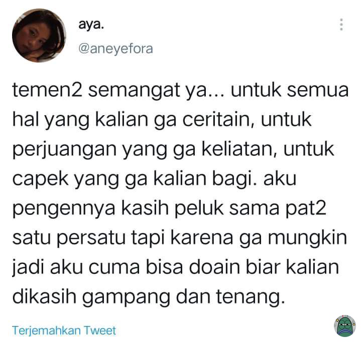 tanyarlfes's tweet photo. 💚 penyemangat buat yang lagi down 🫶🫶💗 https://t.co/zczhnCLkOY
