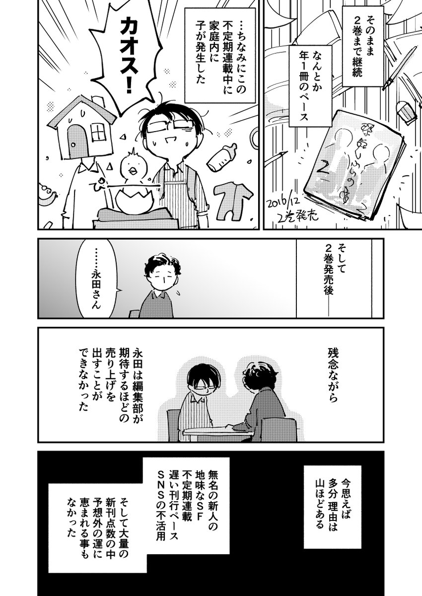 外科医、商業漫画の洗礼を浴びるの件(2/3)
#やさぐれた外科医がSF漫画1000P描く その8 