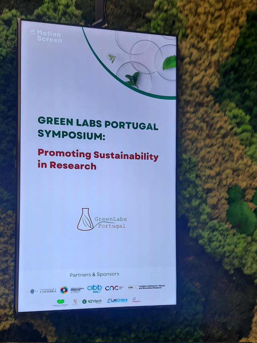🧫 Today we will be discussing #SustainabilityInResearch. 
🧪 I'm proud to collaborate with an amazing group of people that is commited to reduce our environmental impact.
What about you? Do you talk about this? 🤓
<a href="/iBiMEDgreen/">iBiMED Green Lab</a> <a href="/greenlabsPT/">Green Labs Portugal</a> 
#greenlab #greenpractices