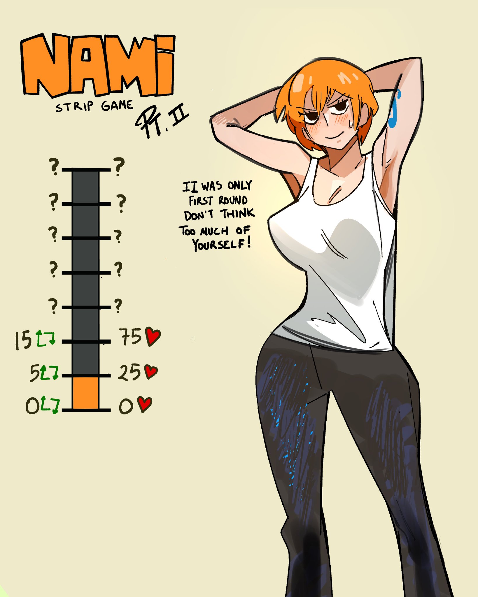 secret DM FOR COMMS on X: NAMI STRIP GAME PT.2 Remove PANTS #ONEPIECE📷  #ナミ t.co8sIqgkEwJZ  X