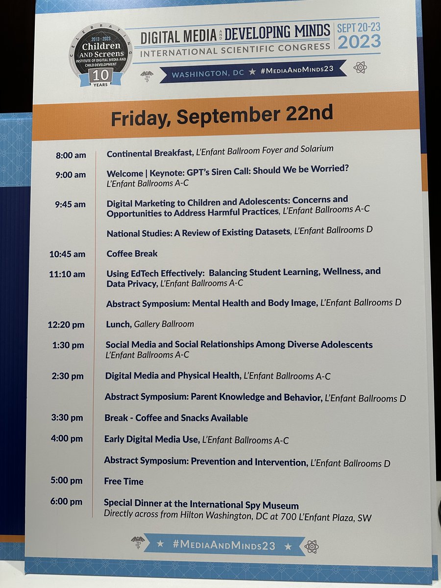 InfinityConfGro's tweet image. Who's ready for another exciting day of #MediaAndMinds23? 🙋‍♀️🙋‍♀️🙋‍♀️We are looking forward to another day of fascinating presentations and events!