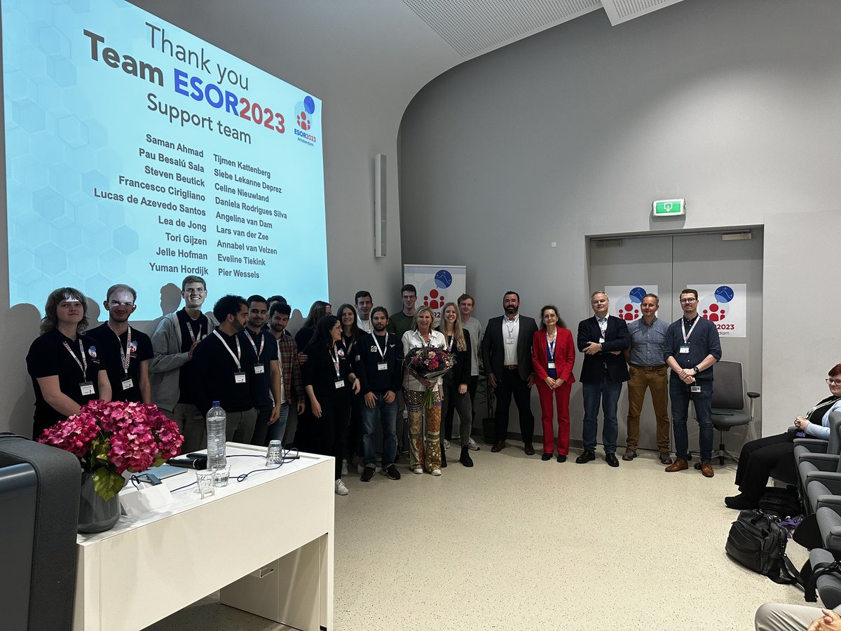 ESOR2023 (inactive) (@esor2023) on Twitter photo We are excited that <a href="/ESOR2023/">ESOR2023 (inactive)</a> was such a success. Great chemistry! Great friends! But that’s a wrap — safe travels home! We are excited that <a href="/ESOR2023/">ESOR2023 (inactive)</a> was such a success. Great chemistry! Great friends! But that’s a wrap — safe travels home!