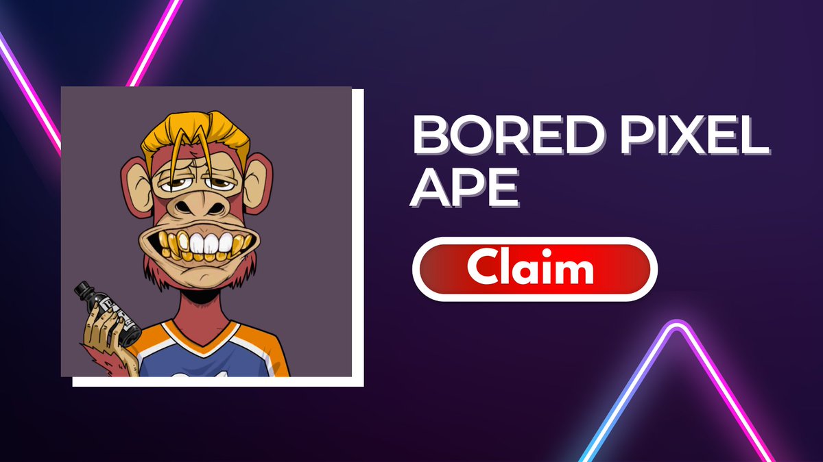 PepperCrypto_'s tweet image. Bored Pixel Ape NFTs Mint Live 🎉

Join Giveaway ✅
Retweet ✅

👇GO👇
gleam.io/gQ4ZE/bored-pi…