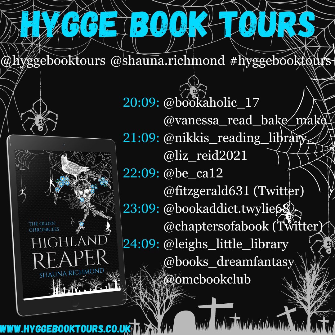 Thanks to @hyggebooktours for my copy of Highland Reaper, second book in The Olden Chronicles, a fantastic series.  @RichmondSh25032 #hyggebooktours #historicalfantasy