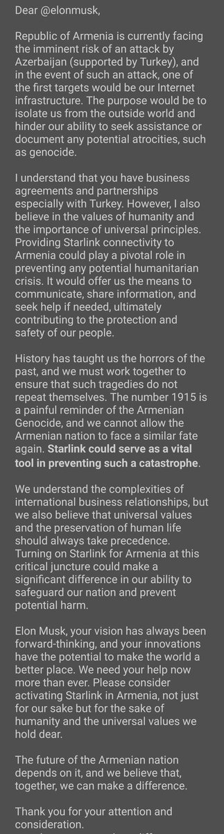 LiliyaGrig's tweet photo. @elonmusk Dear @elonmusk due to Starlink connectivity we can survive in a war https://t.co/Ohj5Bxr8Ac