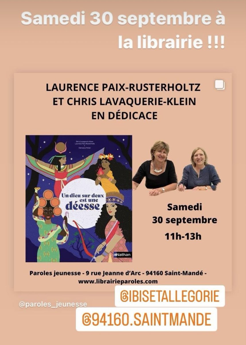 et_ibis's tweet photo. C’est parti pour la 1ère rencontre de la rentrée 👍Réjouissante perspective de vous y retrouver 🥳
C’est samedi 30 à la librairie #Paroles à @saintmande 
@NathanEditions @ChrisLavaquerie @LaurencePaix https://t.co/3y45YW2MXL