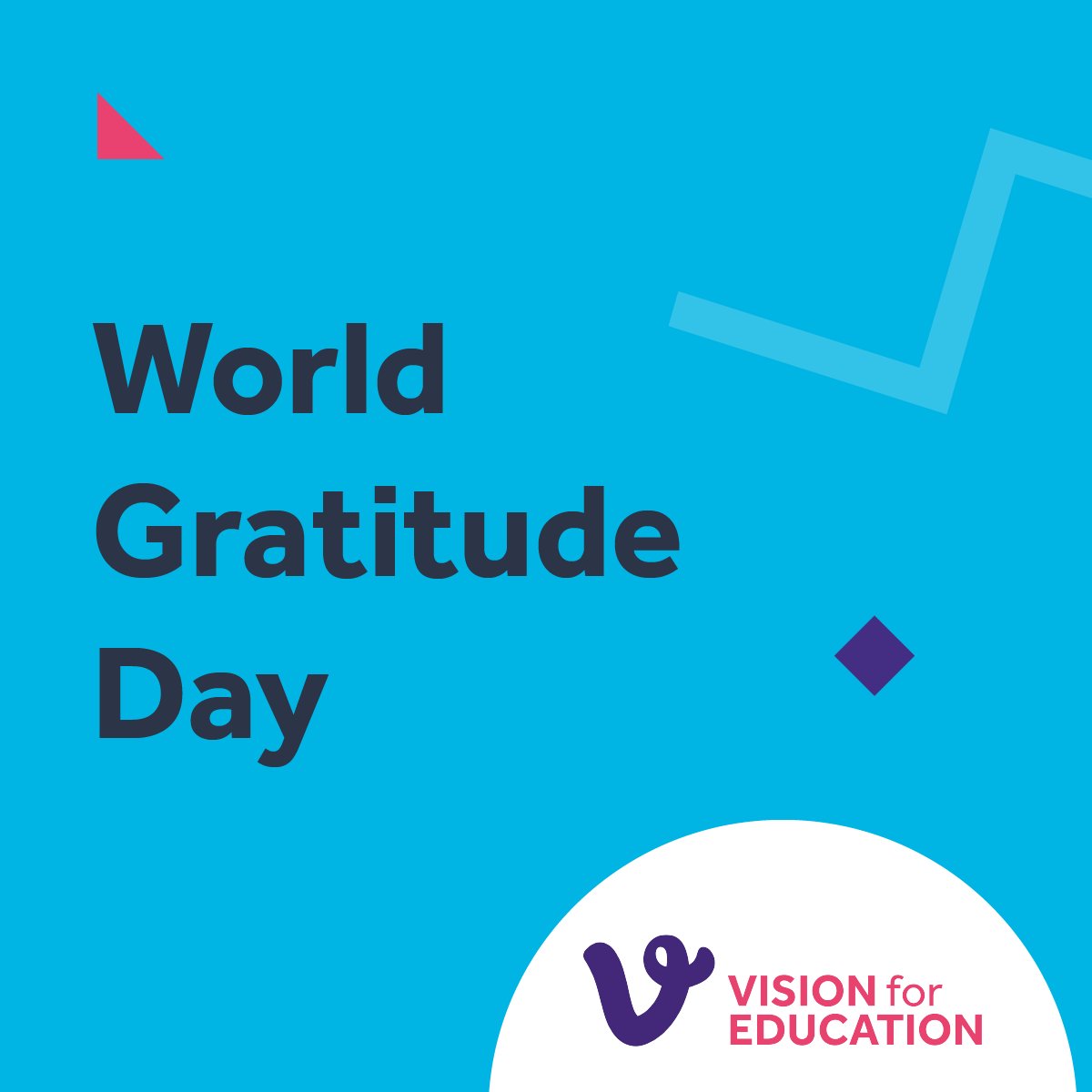 VisionForEd's tweet photo. As we celebrate #WorldGratitudeDay, it’s a perfect time to acknowledge the incredible and heartwarming achievements, #actsofkindness and community work that young people do. Find out how we help shine a spotlight on the unsung heroes in your school! https://t.co/wXDhIbwcGt https://t.co/0cfqwG7dnf