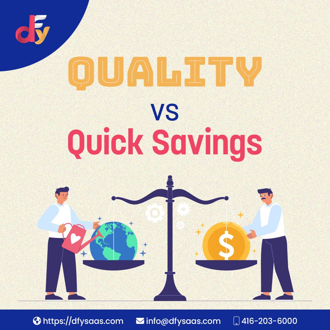 🛠️ Quality development demands dedication. Opt for developers or teams that invest time, passion, and unwavering commitment in your project.
#QualityOverSavings #QualityDevelopment #PassionAndDedication #ProjectCommitment #DFYSaaS

Visit Us here: dfysaas.com