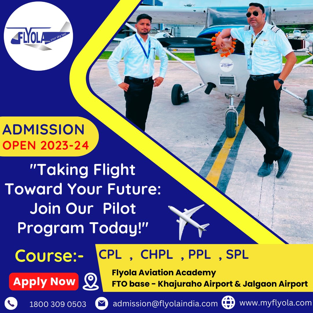 flyolaviation's tweet photo. 🛩"Taking Flight Toward Your Future: Join Our  Pilot Program Today!"🛩
✈Flyola Aviation✈
👉🏻  Apply Now.........
☎️ +91 9810342422  / 1800 309 0503
🌐 https://t.co/P8D0b6U9st  / https://t.co/omgA238jJ4
#flyola #aviation #myflyola #jet #flight #aviation #aviationacademy https://t.co/LIMVdc8HDG