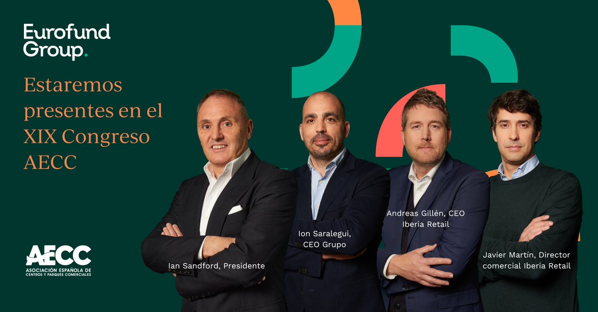 El equipo de Eurofund Group asistirá del 27 al 28 de septiembre a la XIX edición del Congreso Español de Centros y Parques Comerciales organizado por la <a href="/AECComerciales/">Aedecc</a> - en Madrid.

No te pierdas las últimas noticias de Eurofund Group en eurofundgroup.com/es/proyectos/