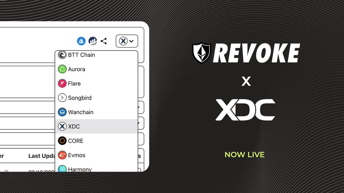 We're happy to announce that we've recently added support for <a href="/XinFin_Official/">XinFin</a>!

Stay safe on all chains you use 🫡