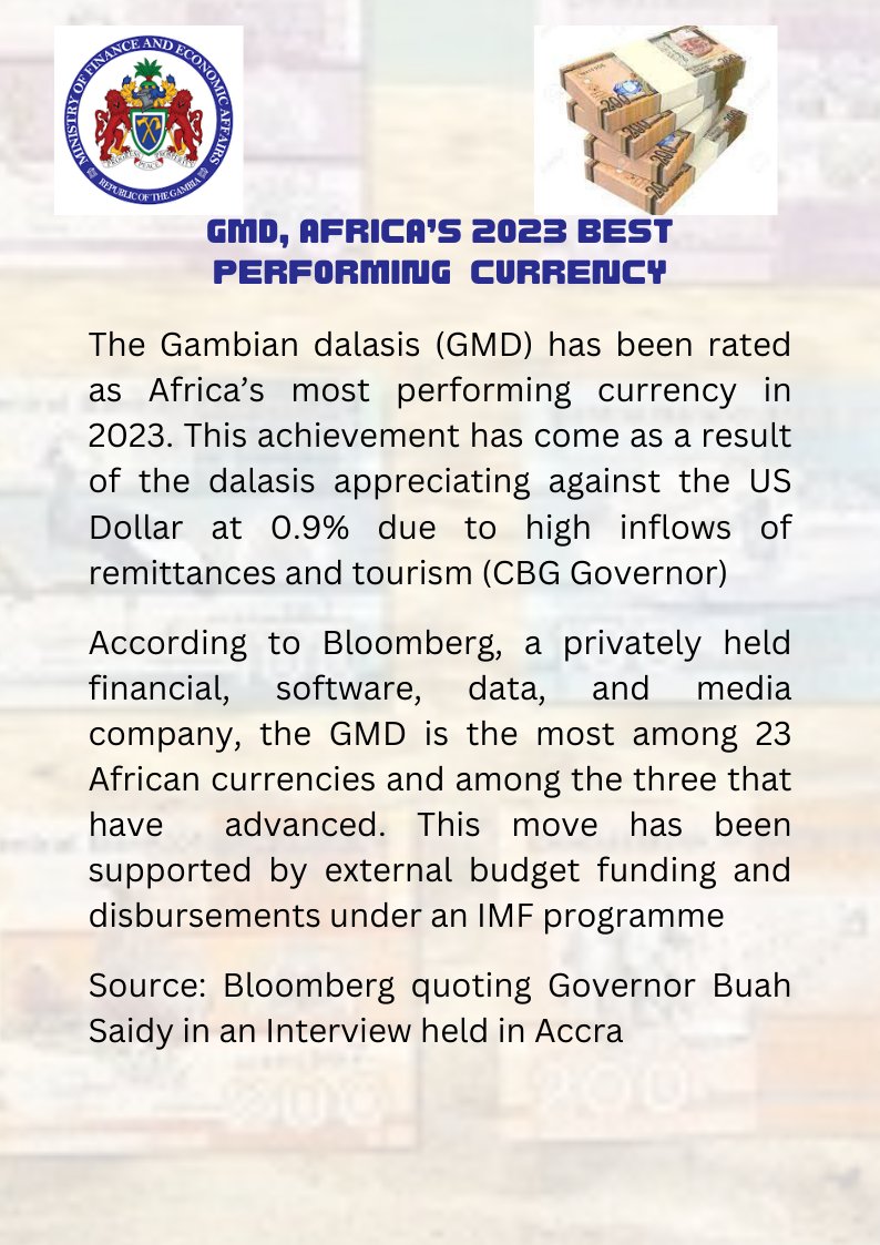 Ministry of Finance | Gambia tweet media