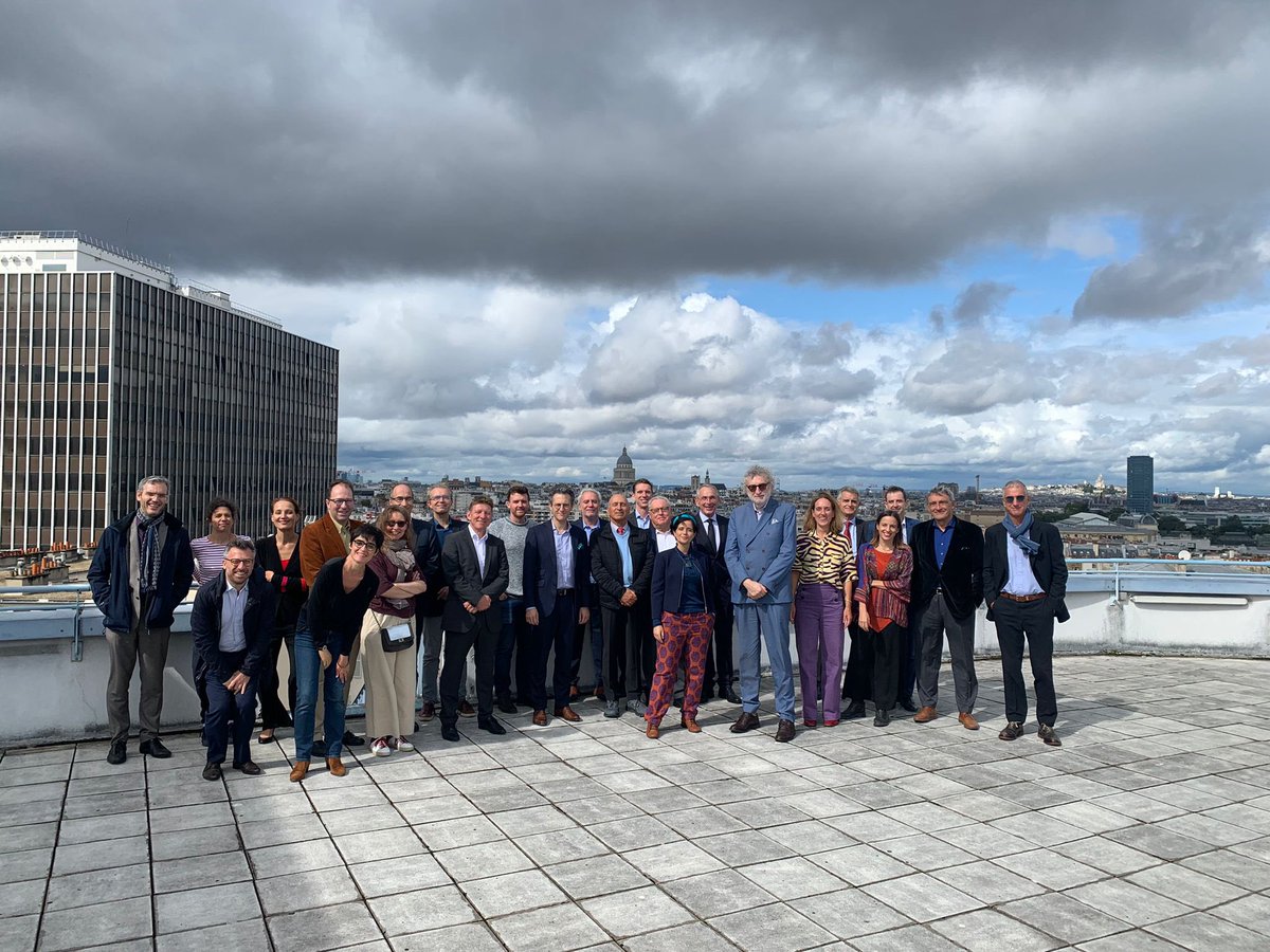 EUI_FSR's tweet photo. “And so what?”Today we are in Paris to celebrate the achievements of the former FSR Director @JMGlachant 
the energy markets guru
the most European French
the promoter of young researchers
the community builder
the artist
and…
#JMParis https://t.co/kMtpc2Nd8B