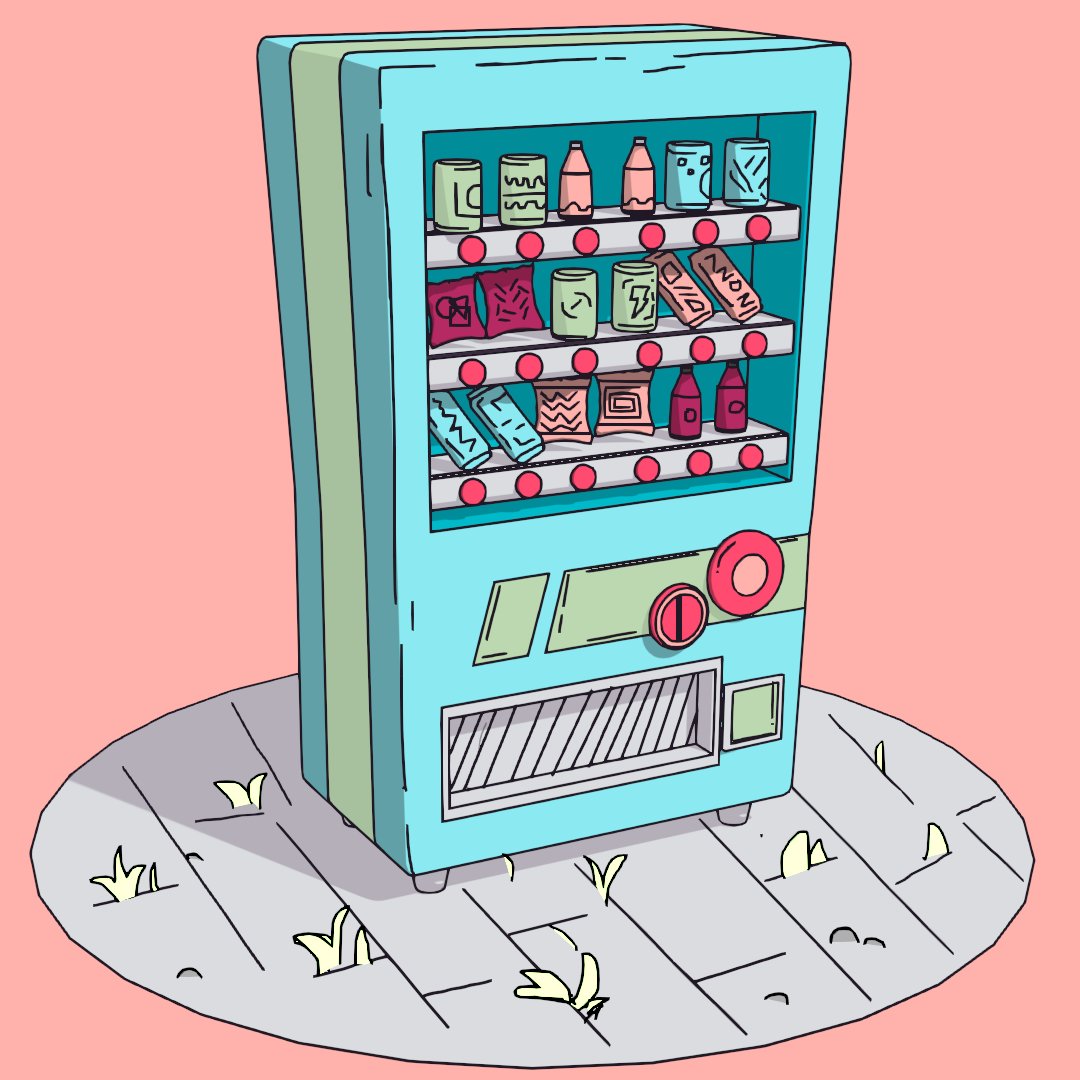 CassetteVapor's tweet image. Friends! I had fun making this, following @lacruzo_ 's tutorial! Also obsessed with this color pallet. My computer does not like grease pencil, but I *love* it. The simple doodling is so fun. #blender #blender3d #blender3dart