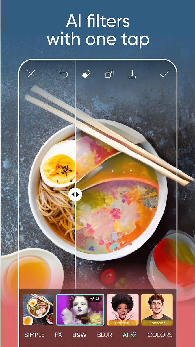 ApkChef's tweet image. 🎨 Unleash your creative genius with PicsArt Studio! Edit, design, and share like a pro.
Link: apkchef.com/en/picsart-mod…
#PicsArt #PhotoEditing #DesignApp #CreativityUnleashed #AndroidApps