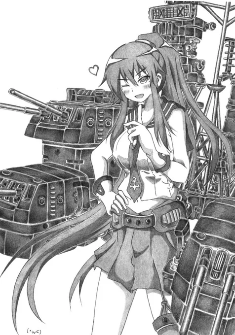 @dy11814530 私におイタをするなんて、いけない提督ね?覚悟できてるかしら?(•؎ •)ペロ

むかーし描いた矢矧をリメイクした絵ですね デジタルの方は歴代で一番時間かかりましたね(‾▽‾;) 