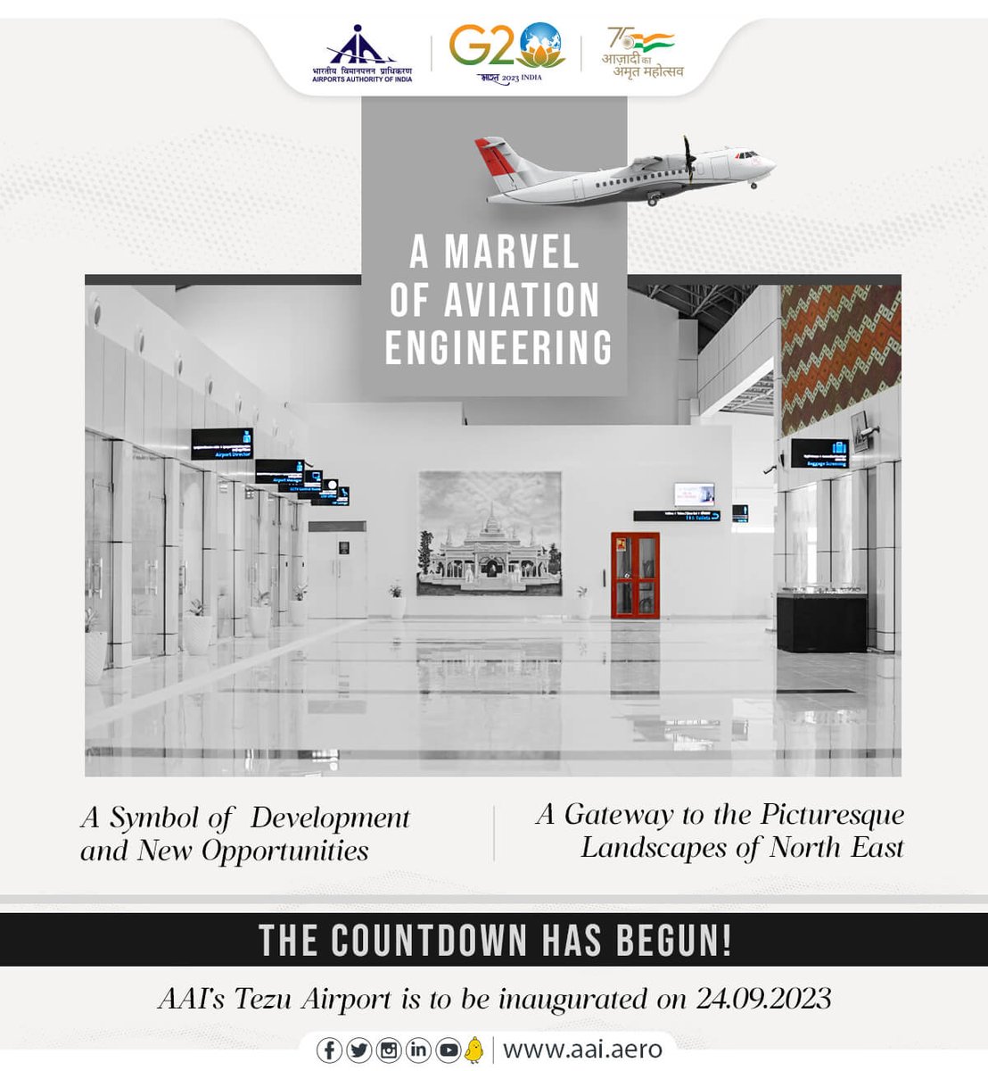 The Airports Authority of India is taking sincere efforts to achieve its vision of developing a future-ready Aviation Infrastructure in the Country.