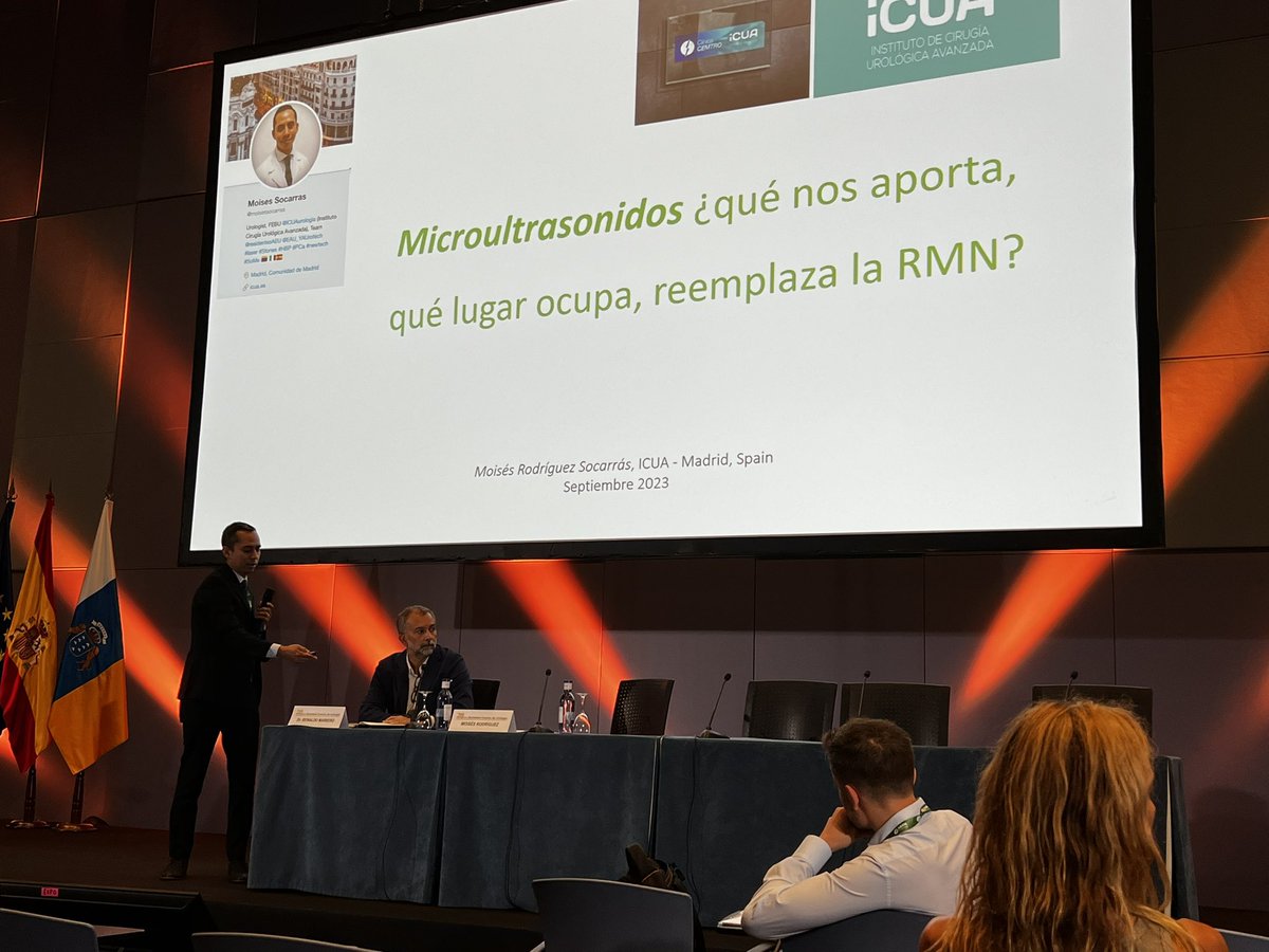 Congreso de la Sociedad Canaria de Urología, excelentes presentaciones de los Dres. Rodriguez Socarrás @moisessocarras y el Dr. Richard Gaston