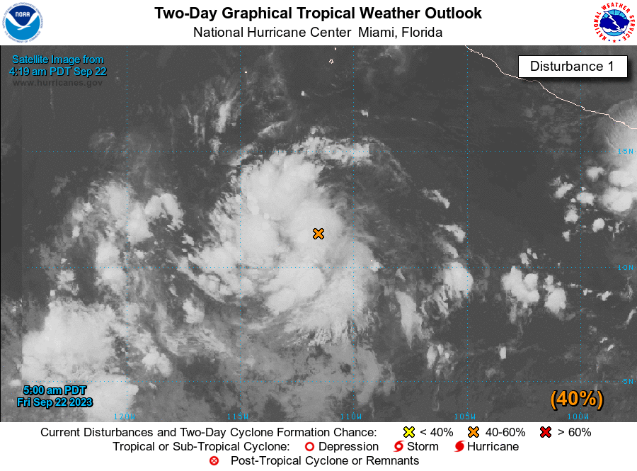 LimWeather's tweet photo. D130 EPAC #hurricaneseason2023 8pm EDT
AOI forecast to develop in EPAC, 40% chance in 2 days, 70% chance to become a TC in 7d far from #Mexico
#Tropicswx #Wxtwitter #HurricaneSeason2023 #HurricaneSeason #97E #Invest97E #EP97 #Lidia https://t.co/fzveVMRIol