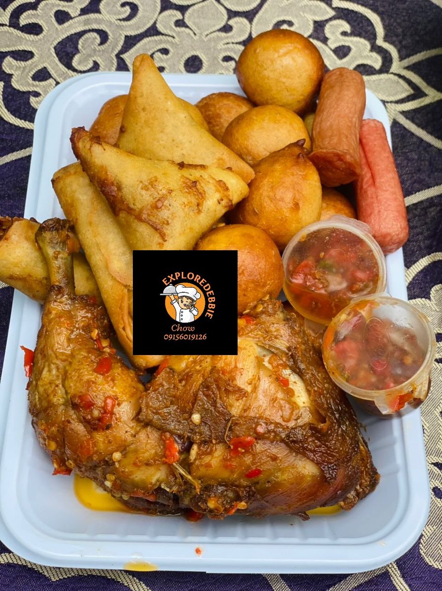 ExploreDebbie's tweet photo. Craving something sweet? Our small chops is just a click away! Treat yourself or a loved one today..

As seen: N6000

To order call/WhatsApp: 09156019126

We deliver to anywhere within portharcourt.

#exploredebbie #smallchops #portharcourt #phchops #phtwitter https://t.co/QyxkK3lROf